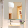 Plain Bathroom HD Mirror Modern Rectangular Frameless Wall Mounted Bevelled Edge