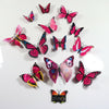 12pcs 3D Butterfly Wall Stickers Art Decals Home All Room Decorations Decor Kids