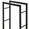100cm Metal Firewood Log Holder Rack Elevated Design, Base Side Rails