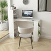 White Office Computer Desk with 4 Tier Shelves PC Laptop Study Table Workstation