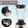 600W Food Processor Blender Chopper Juicer 1.5L Mixer 2 Speed Pulse Shredder New