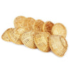 Vintage Round Baskets Set Of 10 Natural Bamboo Wicker Bread Storage Hamper Trays