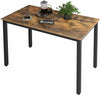 HOOBRO Dining Table Rectangular Kitchen Table 120 cm x 60 cm Dining Room