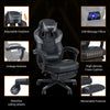 Office Gaming Chair Executive Racing Recliner Swivel Seat Massage Lumbar Cushion