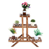 New Strong 3 Tier Wooden Plant Stand Garden Flowerpot Shelf Sturdy Display Decor
