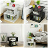 Bedside Tables Modern Night Stand Storage Furniture Wood Shelf Cupboard Bedroom