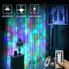 300 LED Curtain Fairy Lights Indoor/Outdoor Wedding Party Garden Decor