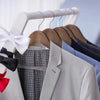 5PCS Industrial Vintage Suit Coat Hangers Wonder Wooden Hanger Closet Organise