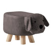 Large luxury animal footstool Ottoman cushion stool rest cushion seat sofa chair