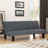 Grey Fabric 3 Seater Sofa Bed Teal Faux Suede Fabric Sofabed