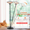 Electric Patio Heater Outdoor Garden Warmer Standing Halogen Heating Pull Switch