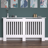 New Radiator Cover White Modern Traditional Wood Grill Shelf Cabinet Furniture