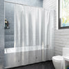 New 3D Shower Curtain Clear Plastic EVA Diamond Cube Thicker PEVA UK