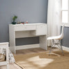 2 Drawers Flip up Mirror Storage Makeup Dressing Table Dresser Desk Furniture UK