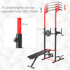 Multi Gym Power Tower Dip Station Sit Up Bench Workout Pull Up Bar Home Fitness