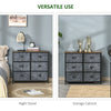 Industrial Storage Cabinet Vintage Chest of Drawers Rustic Nightstand Metal Side
