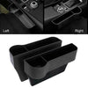 2Pcs Car Seat Gap Catcher Filler Storage Box Coin Phone Pocket Organizer Holder