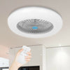 Modern Ceiling Fans LED Light Adjustable Wind Speed Dimmable IR Remote Control
