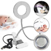 8X Magnifying Lamp Desk Table Top Glass Beauty Nail Salon Tattoo Magnifier Light