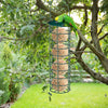 Hanging Wild Bird Feeder set of 3 Seed Nut Fat Ball Garden Feeding Station UK