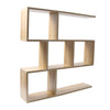 3 Tier Wood Bookcase Shelving Unit Bookshelf Wall Mounted Storage Display Shelf