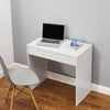 Simple Budget Computer Desk Wooden Small Table With Sliding Drawer Tray
