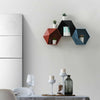 Corner/Hexagon Floating Shelves Storage Holder Self Stick Small Storage Box V