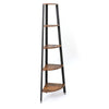 5 Tiers Corner Shelf Unit Ladder Bookcase Industrial Bookshelf Storage Rack