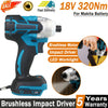 For Makita DTD152 18V Li-ion Cordless Brushless Impact Driver 1/4inch Body Power