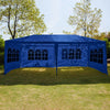 Gazebo 3x6m Waterproof Marquee Heavy Duty Canopy Outdoor Garden Party Tent Blue