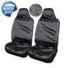 2x Universal Car Back Rear Seat Cover Black Protector Waterproof Washable Covers