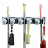 Mop Rack Wall Mounted Brush Broom Holder Hanger Organizer Storage Cleaning Tool