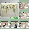 5FTx7FT Rose Flower Wall Backdrops Wedding Photography Photo Studio L ⌒