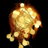 100 LED Globe Ball Outside Garden Lights String Fairy Decor Warm White 33ft