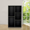 5 Cube Storage Bookcase Book Shelf Organizer Cabinet Stand Wooden Shelving Unit