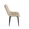 NOVA MODERN VELVET DINING CHAIR PADDED SEAT METAL LEG KITCHEN 4 PCS