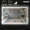 Bathroom Mirror Light up Large Wall led Mirror illuminated Heated With Bluetooth