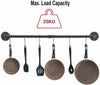Kitchen Utensil Hanging Rail Rack Wall Mounted Organiser Stainless Steel Holder