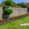 Pack Of 5 Decorative Garden Fence Border Screen Set Finish Edging Covers Durable