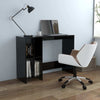 Black Modern Small Writing Table Workstation Study Room Office PC Laptop Table