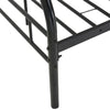 Black Solid Metal Triple Sleeper Bed Bunk Bed Frame Double & Single Kids