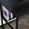 Laptop Desk Study Table Workstation Metal Storage Shelf Home Office Black