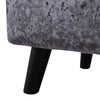Storage Stool Trunk Pouffe Footstool Ottoman Bedroom Crushed Velvet Chest Chair