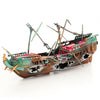 Aquarium Ornament Shipwreck Boat Fish Tank Pond Pool Decoration Underwater Decor