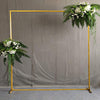Free Standing Wedding Arch Frame Backdrop Stand Door Background Flowers Rack UK