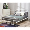 Panana HOSPITAL STYLE 3FT 4FT 4FT6 SINGLE DOUBLE METAL BEDS W/HIGH HEADBOARD
