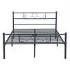 Black Metal Bed Frames Single/Double Bed Frame 3ft,4ft6 Bedframe Bedstead Stable