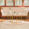 Nesting Coffee Tables 3 Pc Set of Marble Side Tables Plant Stands & Nightstands