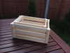 Natural Unpainted Wooden Apple Crate- Craft Box Set Storage Kitchen Container