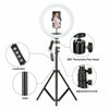 10" LED Ring Light With 1.3M Stand for Tiktok Youtube Makeup Video Phone Selfie